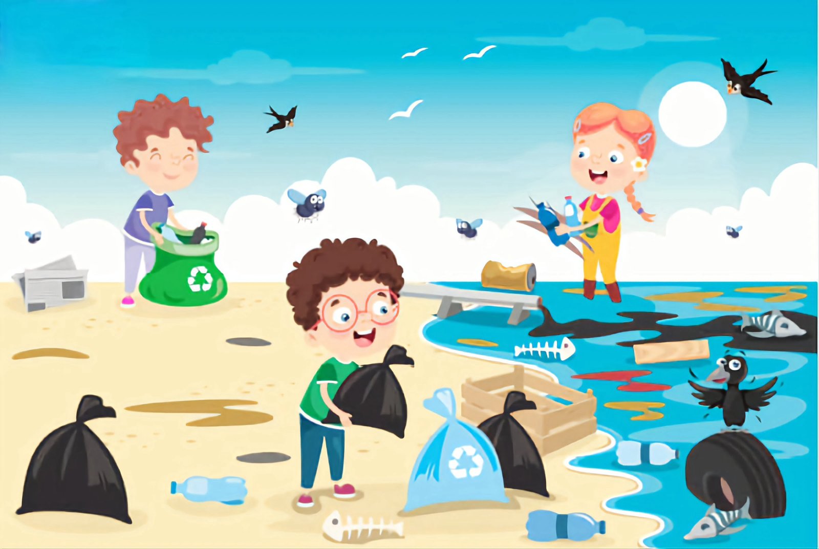 النظافة ابحث عن احدى المشكلات البيئية التي تعاني منها بعض المدن